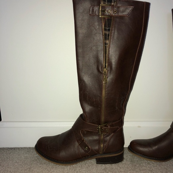 Guess Brown Riding Boots - Picture 1 of 4